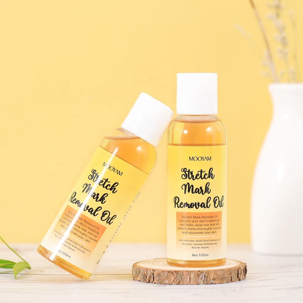 100% Natural Origin Stretch Marks Prevention Oil Skin Care Stretch Mark Massage Oil