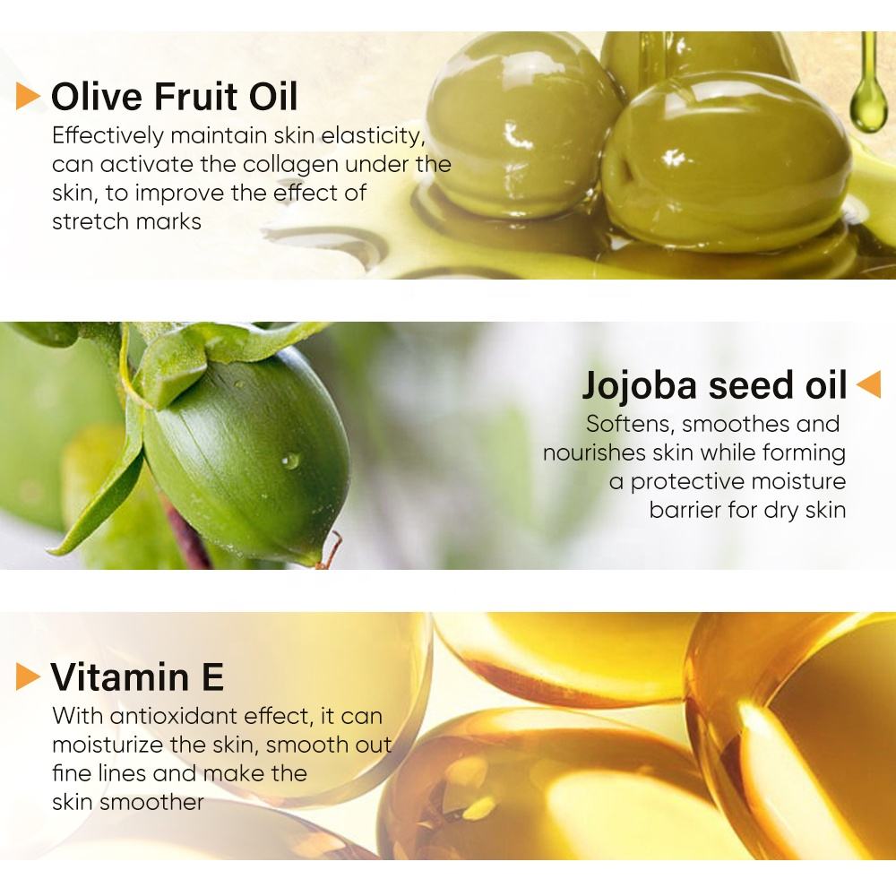 100% Natural Origin Stretch Marks Prevention Oil Skin Care Stretch Mark Massage Oil