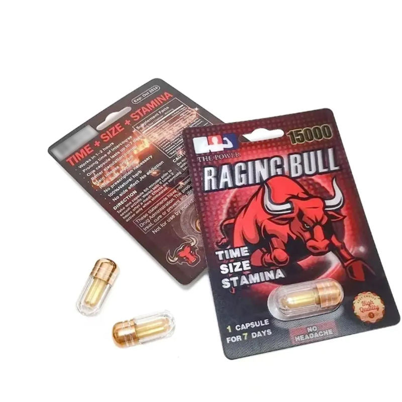 Big Rhino Capsules Ranging Bull Capsules for Man Sexual Ability Hardness Durability Length Bull Powder