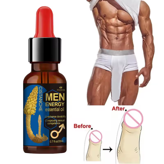 Pure Natural Essential Oil Impotence Delay Ejaculation Treatment Oil Herbal Extracts Essences Enlargement Massage for Adult Men