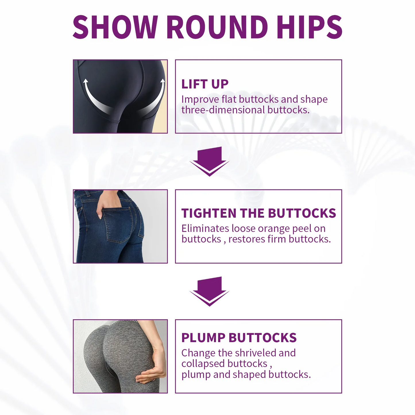 Butt Enhancement Cream Hip Firming Lifting Enlargement Shaping Plumper Slimming Sexy Ass Growth Nourish Buttock Massager Cream