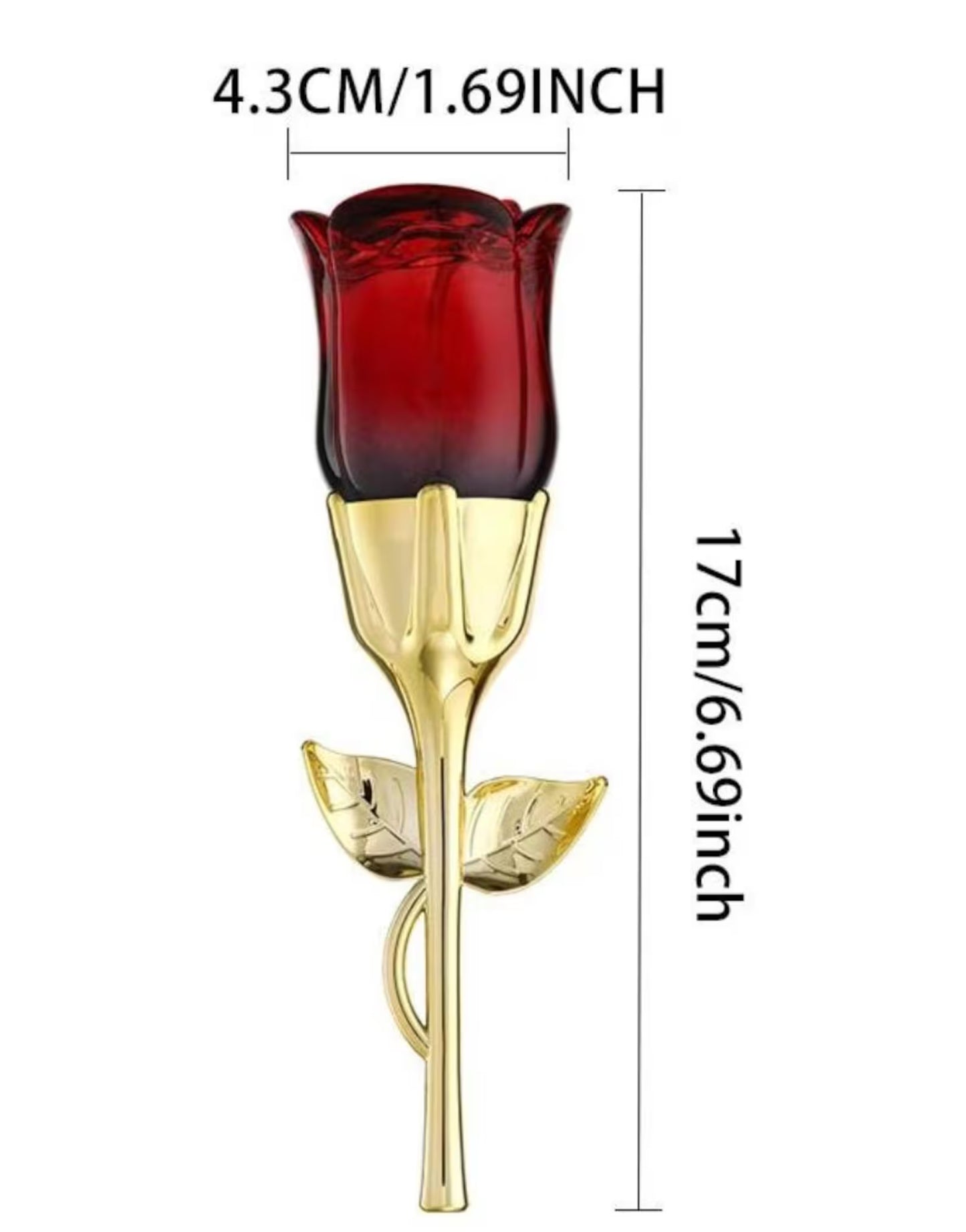 Forever Rose Perfume – 50ml Luxury Red Rose Design, Perfect gift for couples, him & her, anniversaries, weddings, birthdays, Valentine’s Day & all special occasions.