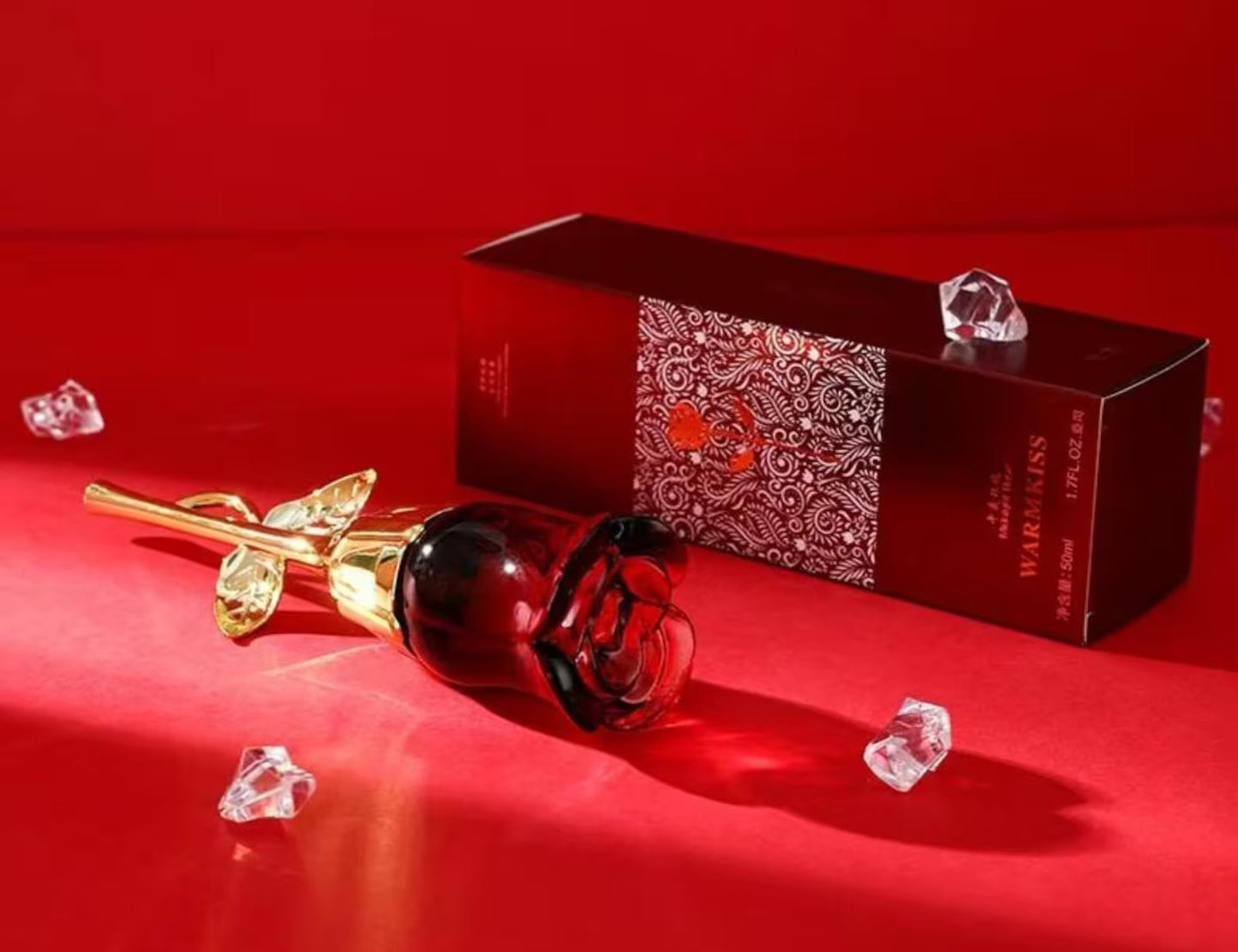 Forever Rose Perfume – 50ml Luxury Red Rose Design, Perfect gift for couples, him & her, anniversaries, weddings, birthdays, Valentine’s Day & all special occasions.