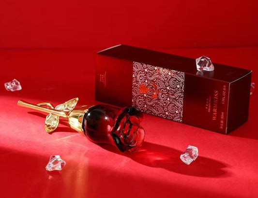 Forever Rose Perfume – 50ml Luxury Red Rose Design, Perfect gift for couples, him & her, anniversaries, weddings, birthdays, Valentine’s Day & all special occasions.