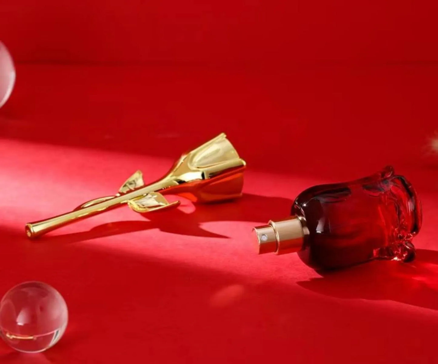 Forever Rose Perfume – 50ml Luxury Red Rose Design, Perfect gift for couples, him & her, anniversaries, weddings, birthdays, Valentine’s Day & all special occasions.